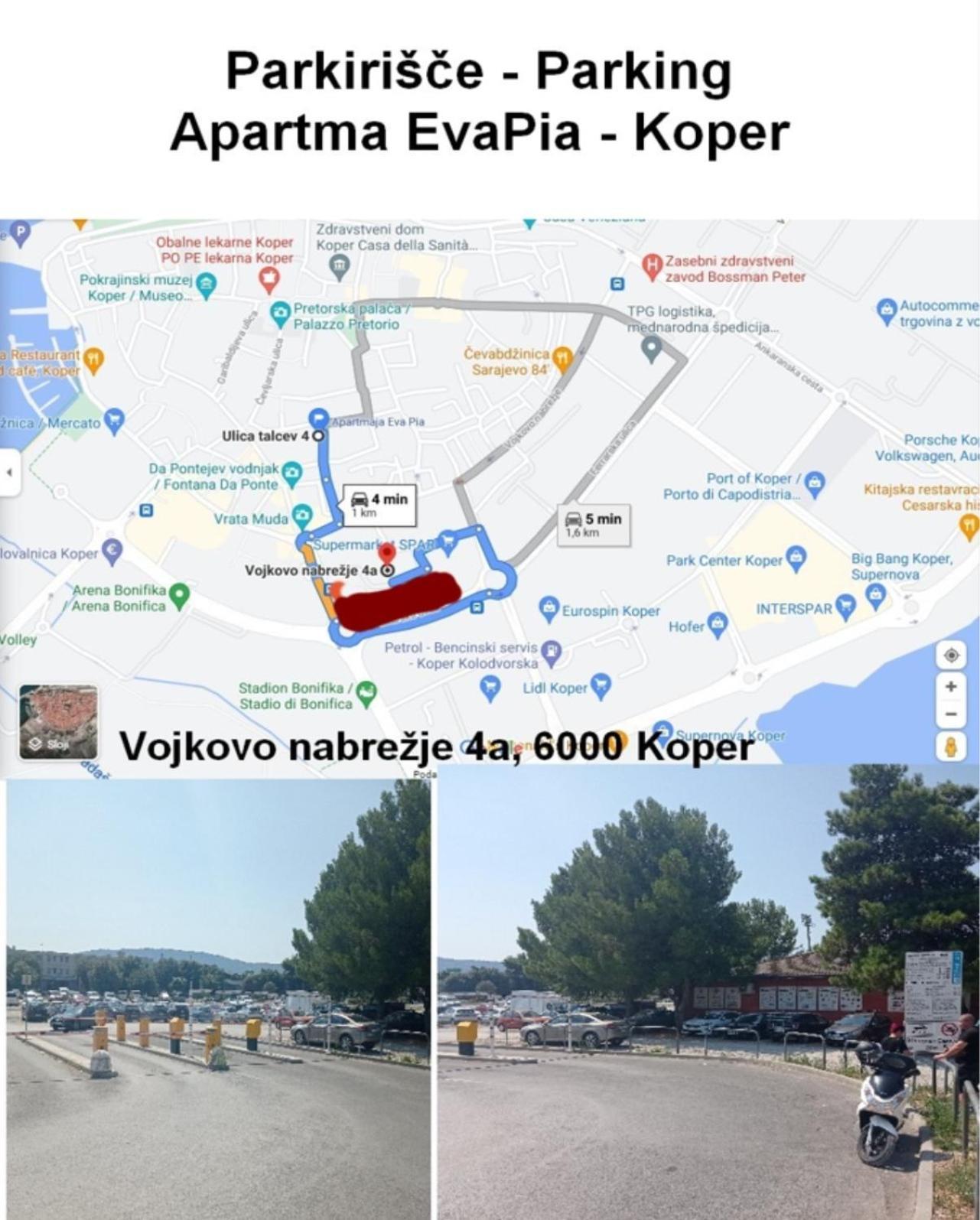 Apartmaja Eva&Pia Koper Eksteriør billede